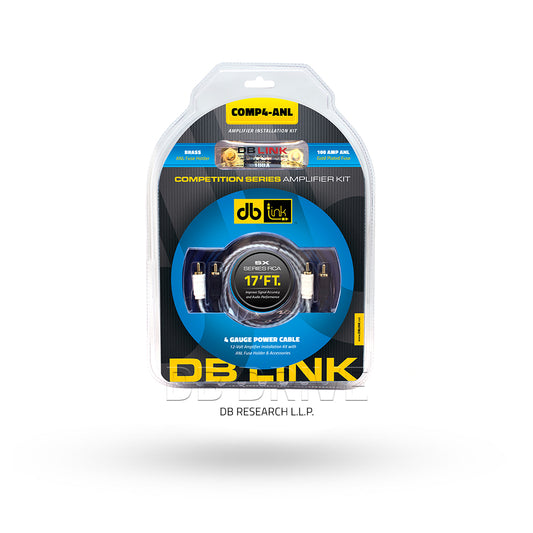 DB Link Competition Series Amplifier Installation Kit (4 Gauge - ANL fuse) COMP4-ANL