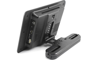 Accele DVD9855 Universal Single Headrest Mount (9" LED - DVD - Games - Grey)