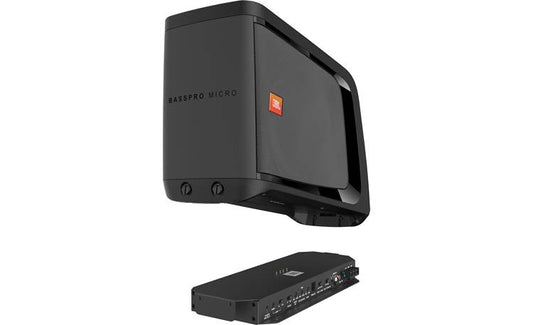 JBL BassPro Micro 8" compact powered subwoofer enclosure