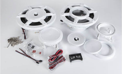 JBL STADIUM MW8030AM Stadium Series 8" 3-way marine speakers with built-in RGB LED lights