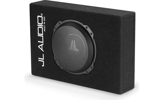JL Audio CS110LG-TW3 Sealed PowerWedge™ enclosure with one 10" TW3 subwoofer