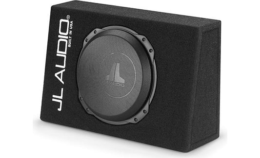 JL Audio CS110TG-TW3 Sealed PowerWedge™ enclosure with one 10" TW3 subwoofer