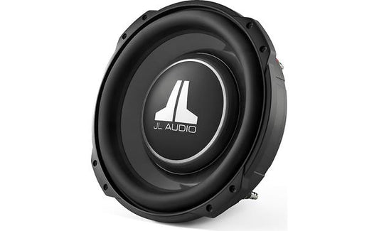 JL Audio 12TW3-D4 Shallow-mount 12" subwoofer with dual 4-ohm voice coils