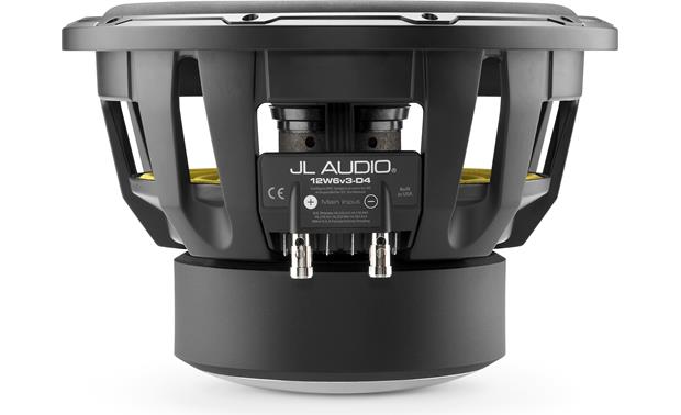 JL Audio 12W6v3-D4 W6v3 Series 12" subwoofer with dual 4-ohm voice coils