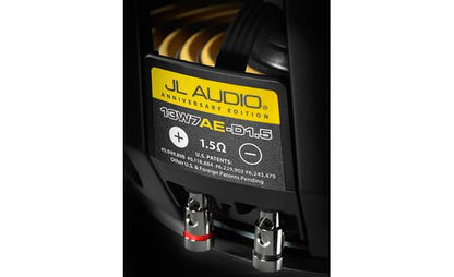 JL Audio 13W7AE-D1.5 Anniversary Edition W7 Series 13.5" subwoofer with dual 1.5-ohm voice coils