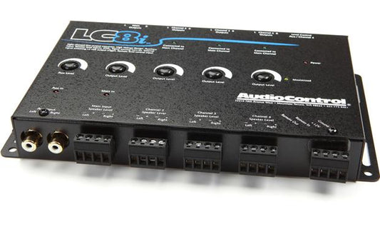 AudioControl LC8i 8-channel line output converter — add amps and subs to a factory system (Black)