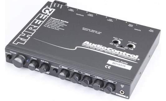 AudioControl THREE.2 In-dash equalizer with crossover and line driver